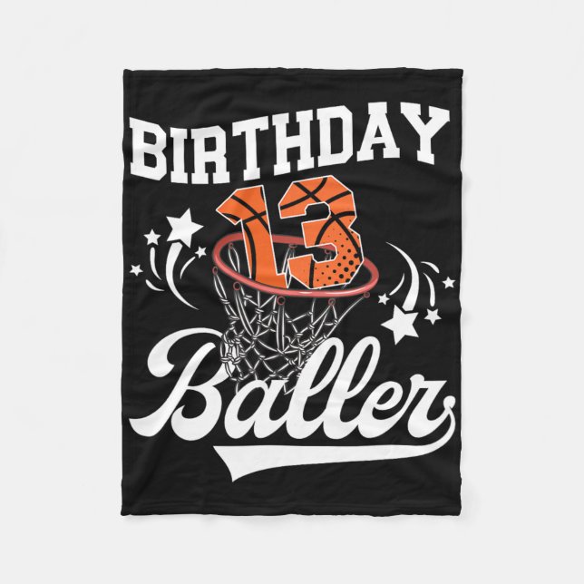 Couverture Polaire 13th Sketll Birthday Thirteen Year Old Sketll Play (Devant)