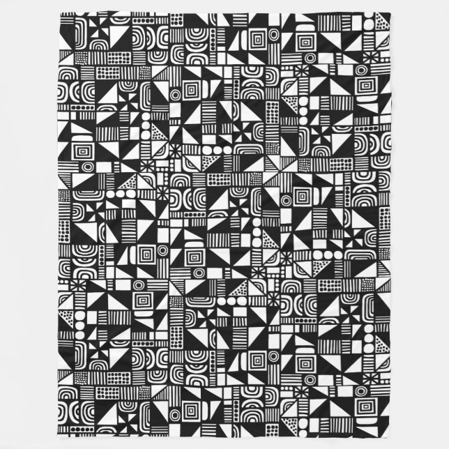 Couverture Polaire 150215v2 - Noir (Devant)