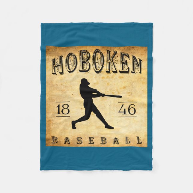 Couverture Polaire 1846 Hoboken New Jersey Baseball  (Devant)