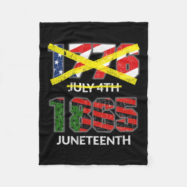 Couverture Polaire 1865 - Pas le 4 juillet 1776 Drapeau de l'Indépend (Devant)