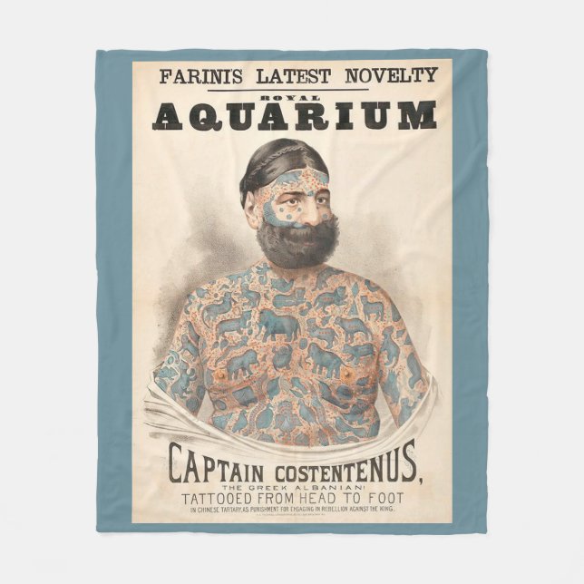 Couverture Polaire 1880 Capitaine Costentenus homme tatoué (Devant)
