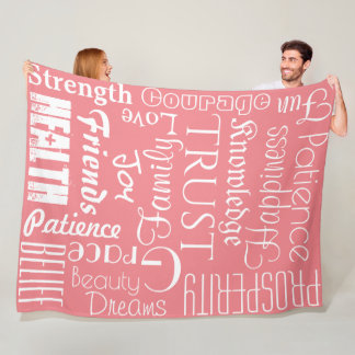 Couverture Polaire 18 Noms ou mots personnalisés Meilleures Voix pola