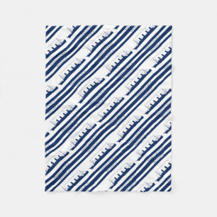 Couverture Polaire 1912 rayures bleues titaniques 5