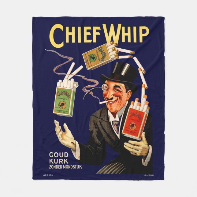 Couverture Polaire 1920 Chef Whip cigarettes et impression (Devant)