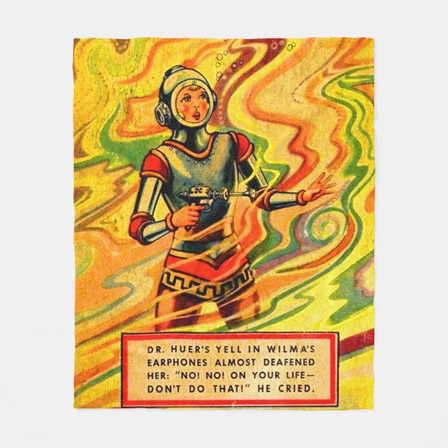 Couverture Polaire 1930 Buck Rogers bande dessinée Wilma Deering (Devant)