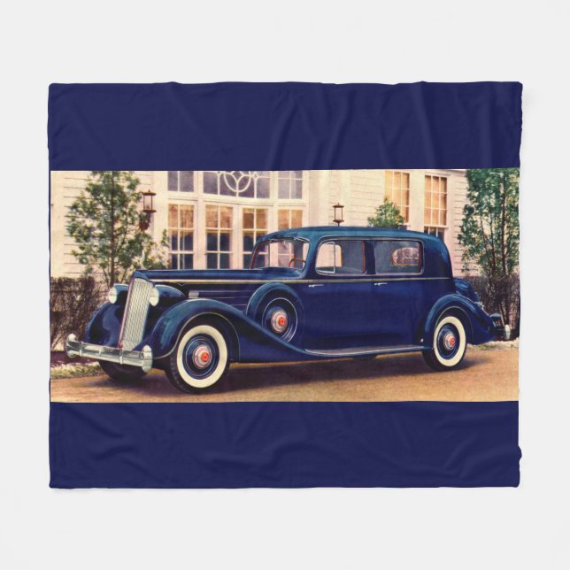 Couverture Polaire 1936 bleu Packard (Devant (Horizontal))
