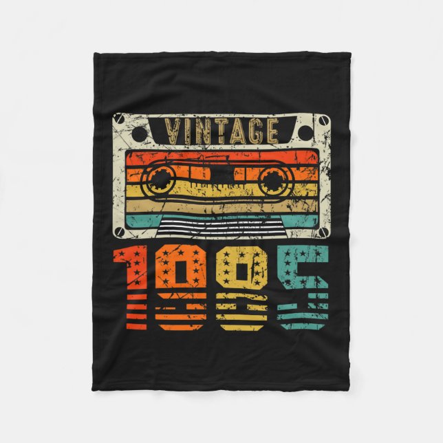 Couverture Polaire 1985 Amusant 37 Ans Hommes Et Femmes 37ème Anniver (Devant)