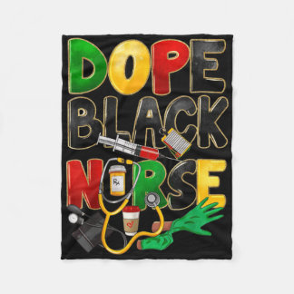 Couverture Polaire 19e Junte Infirmière Femmes Noires Mois de l'histo