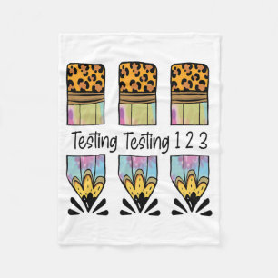 Couverture Polaire 1 2 3 Jour d'essai Chemise Test Jour d'examen ense