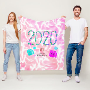 Couverture Polaire #1 Élément de quarantaine essentiel en rose 2