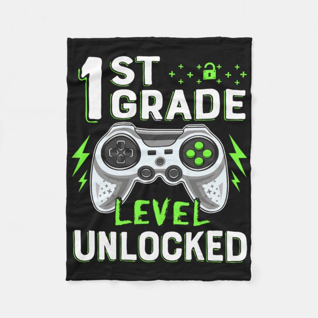 Couverture Polaire 1ère année Jeu vidéo déverrouillé Ck à l'école B (Devant)