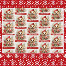 1ère Ours de Noël du bébé Ajouter un nom