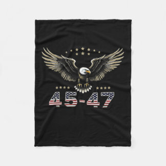 Couverture Polaire 2024 Trump remporte le Drapeau des femmes aigle de