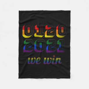 Couverture Polaire 20 2021 Nous gagnons Biden Harris 46 Inauguration