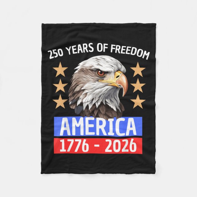Couverture Polaire 250 Ans de Liberté Amérique 1776-2026 (Devant)