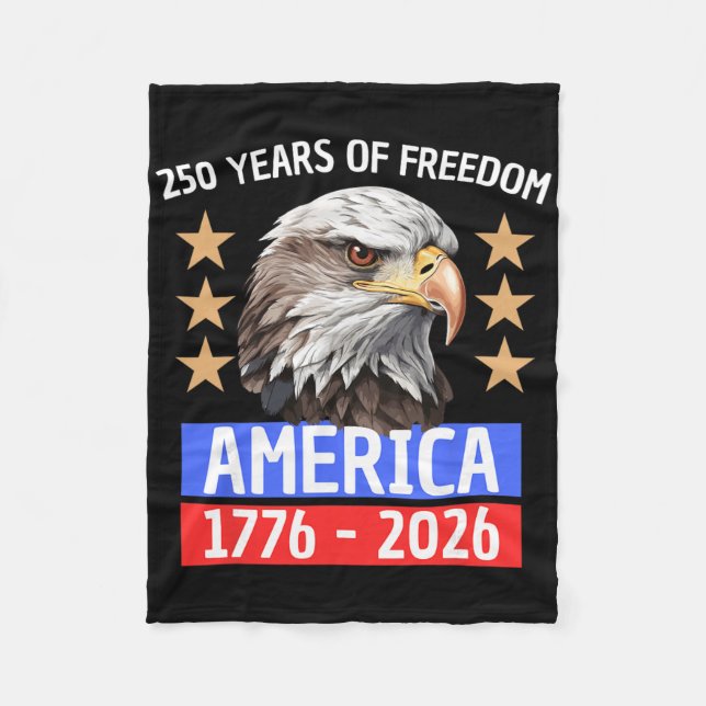 Couverture Polaire 250 Ans De Liberté Amérique 1776-2026 _1  (Devant)