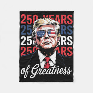 Couverture Polaire 250 Ans De Liberté - Drôle Donald Trump Semiquin