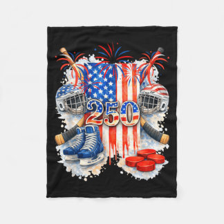 Couverture Polaire 250 Fière Indépendance 4 juillet Costume Hockey su