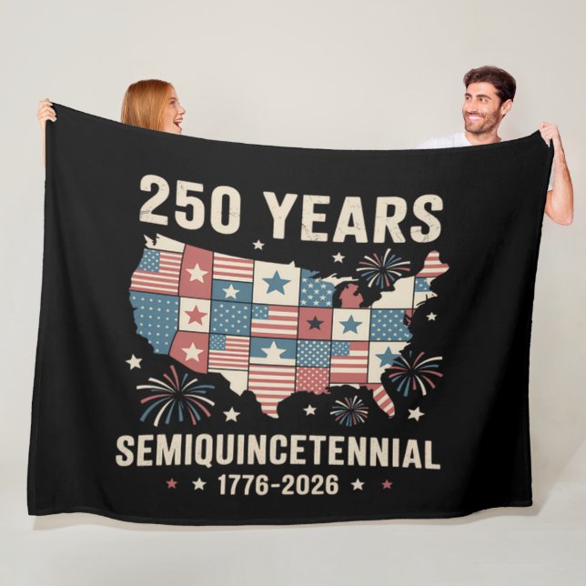 Couverture Polaire 250e anniversaire de l'indépendance des États-Unis (En situation)