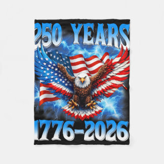 Couverture Polaire 250e anniversaire Usa aigle patriotique 250 ans 4t