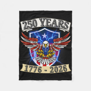Couverture Polaire 250e anniversaire Usa Aigle patriotique 250e Indép