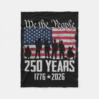 Couverture Polaire 250e anniversaire Usa Patriotique 250 ans 4 juille