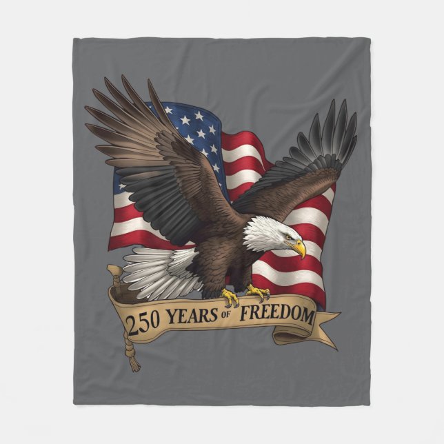 Couverture Polaire 250th Birthday of America Fleece Blanket (Devant)