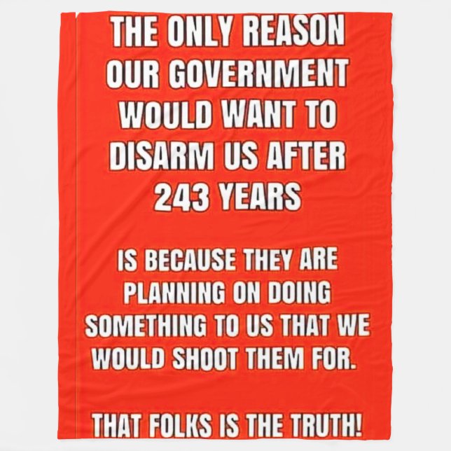 Couverture Polaire 2e AMENDEMENT (Devant)