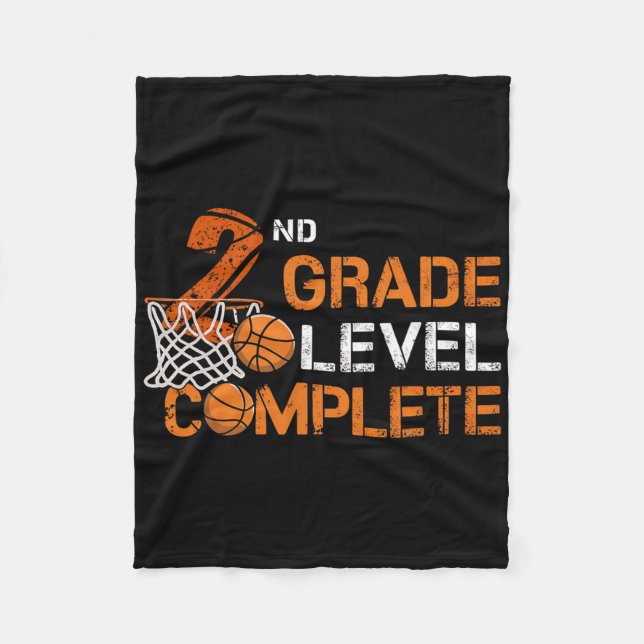 Couverture Polaire 2nd Grade Level Complete Sketll Last Day Of School (Devant)