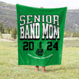 Couverture Polaire 30"x40" School Band Senior Mom Stadium