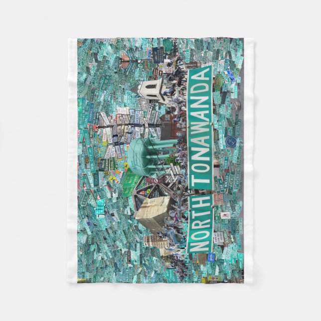 Couverture Polaire 30x40 Fleece Blanket - Streets of NT  (Devant)
