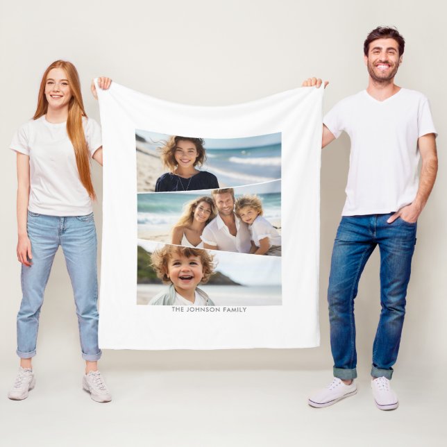 Couverture Polaire 3 Collage De Photo Inégal - Funky Quadrilatéral Ar (En situation)