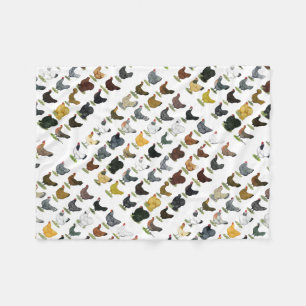 Couverture Polaire 49 poules de poulet