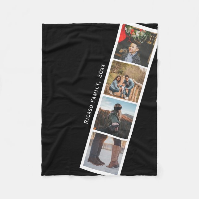 Couverture Polaire 4 Style Booth Photo Personnalisé (Devant)