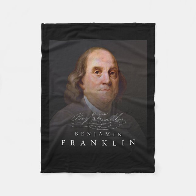 Couverture Polaire 4e Père fondateur Ben Benjamin Franklin Tee (Devant)