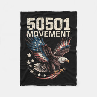 Couverture Polaire 50501 Drapeau Américain En Aigle De Vol Avec Étoil
