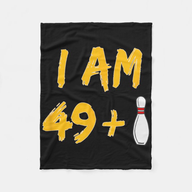 Couverture Polaire 50e anniversaire Bowling Shirt Funny Bowler Party  (Devant)