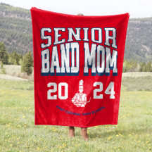 50x60 School Band Senior Mom Stade Fleece Blanke