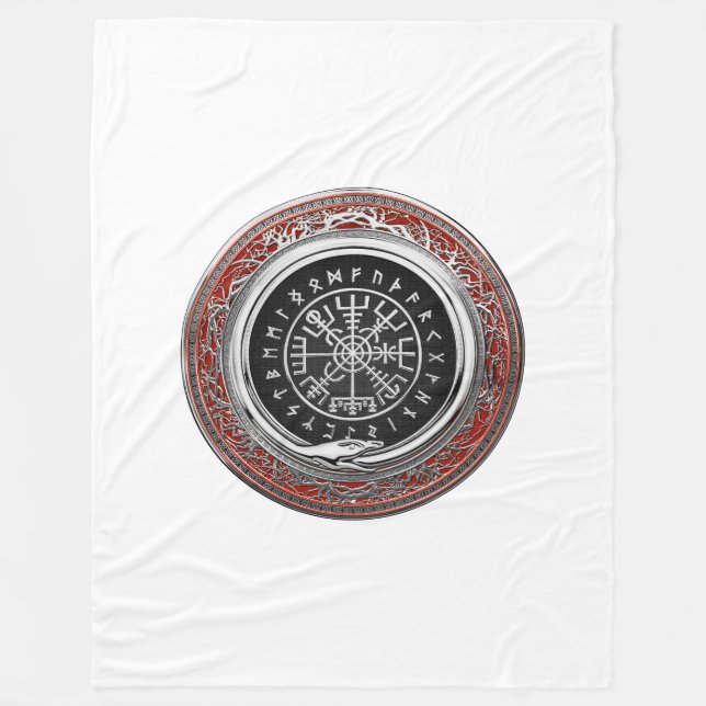 Couverture Polaire [510] Vegvisir - Viking Silver Magic Runic Compass (Devant)
