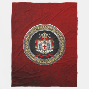 Couverture Polaire [600] Armoiries des chevaliers Templiers