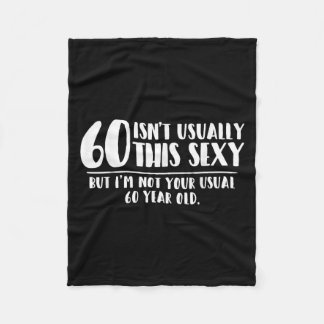 Couverture Polaire 60 And Y Shirt Funny 60th Birthday Gift 
