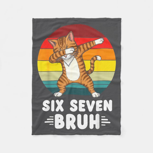 Couverture Polaire 67 Animals Funny 67 Brainrot Youth Kids Cat 67  (Devant)
