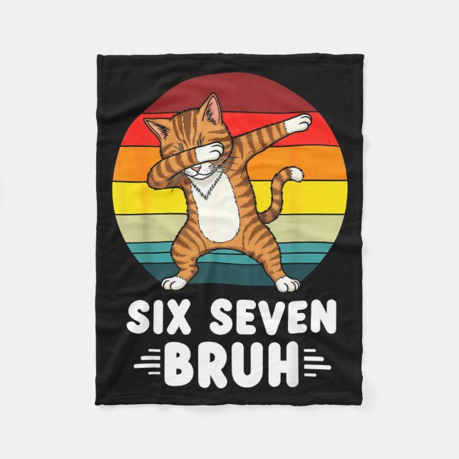 Couverture Polaire 67 Animals Funny 67 Brainrot Youth Kids Cat 67  (Devant)