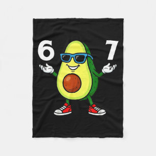 Couverture Polaire 67 Avocat 6 7 Drôle Cool Six Sept Mème Dessin Anim