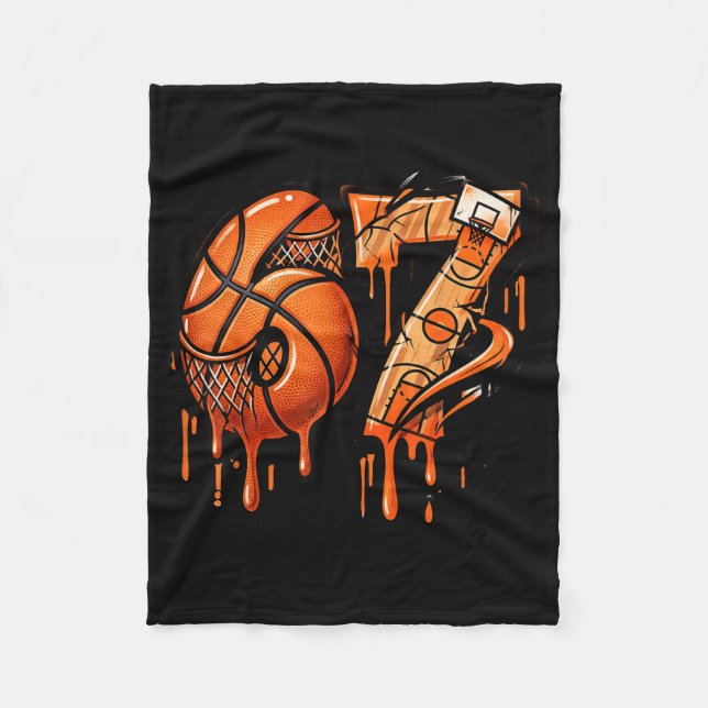 Couverture Polaire 67 Basketball Ice Cream Drip Six Sept  (Devant)
