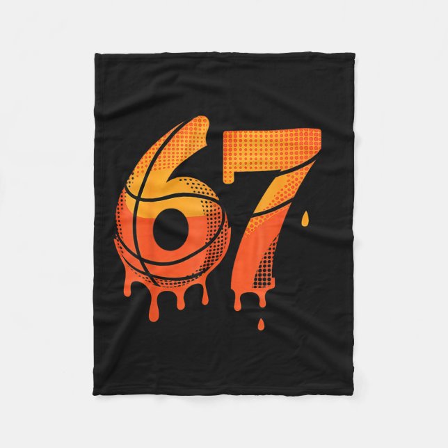 Couverture Polaire 67 Basketball Ice Cream Drip Six Seven  (Devant)