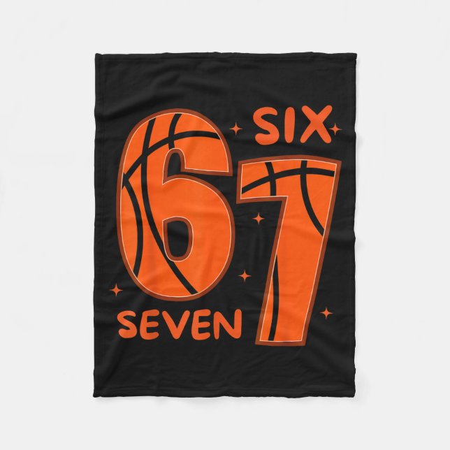 Couverture Polaire 67 Basketball Six Seven 6 7 Meme 6  (Devant)