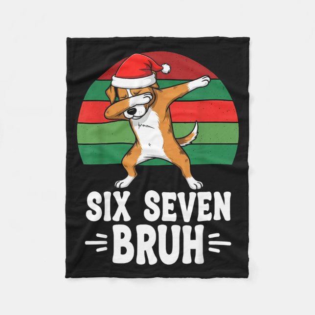 Couverture Polaire 67 Christmas Funny 67 Brainrot Youth Kids Dog 67  (Devant)