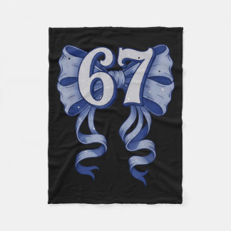 Couverture Polaire 67 Coquette Bow 6 7 Meme Cute Toile Bow For Girls 