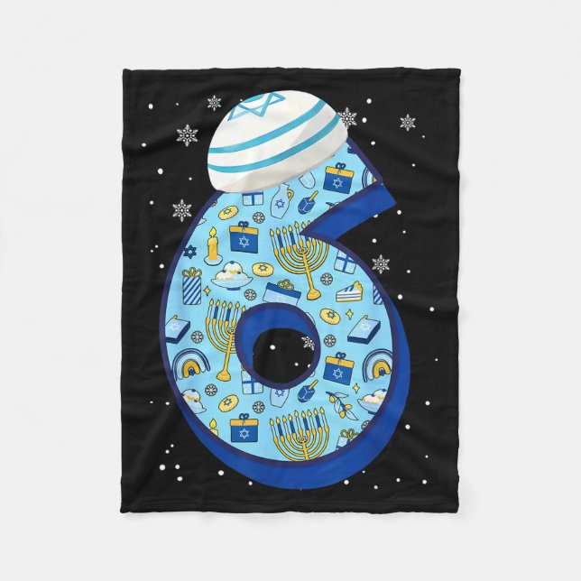 Couverture Polaire 67 Couple Hanukkah Matching Six Seven Meme Jewish  (Devant)